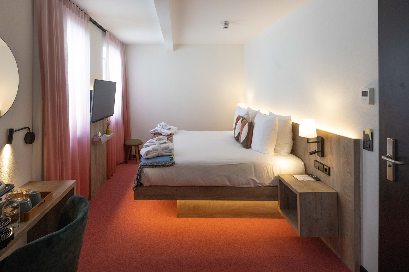 Chambre cozy à l'hotel Kazakiwi à Luxembourg - quartier de la gare